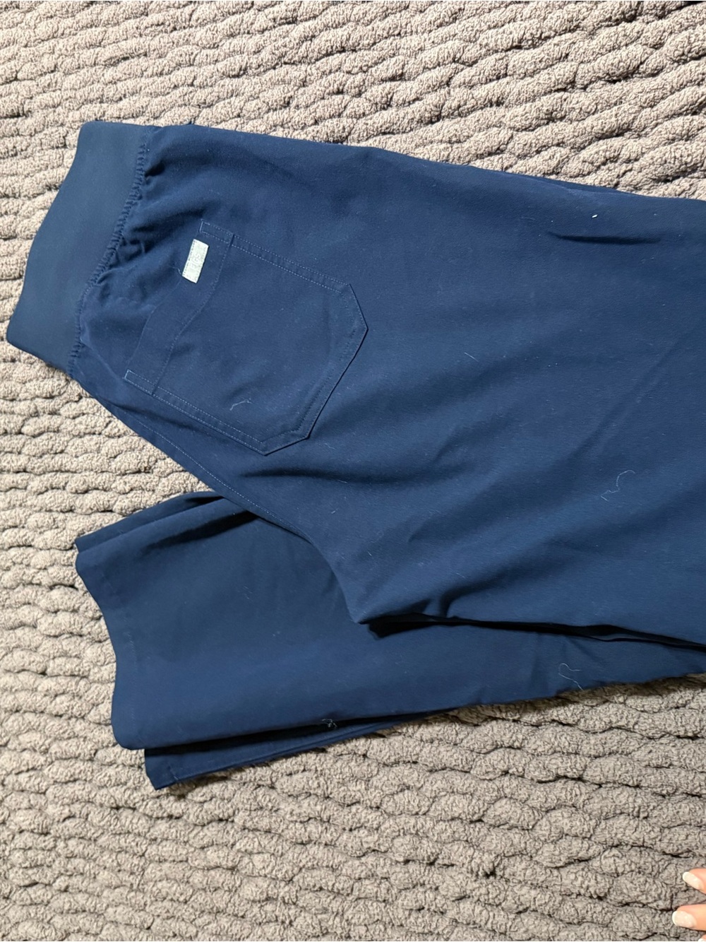 Figs Navy Women's Livingston Basic Scrub Pants